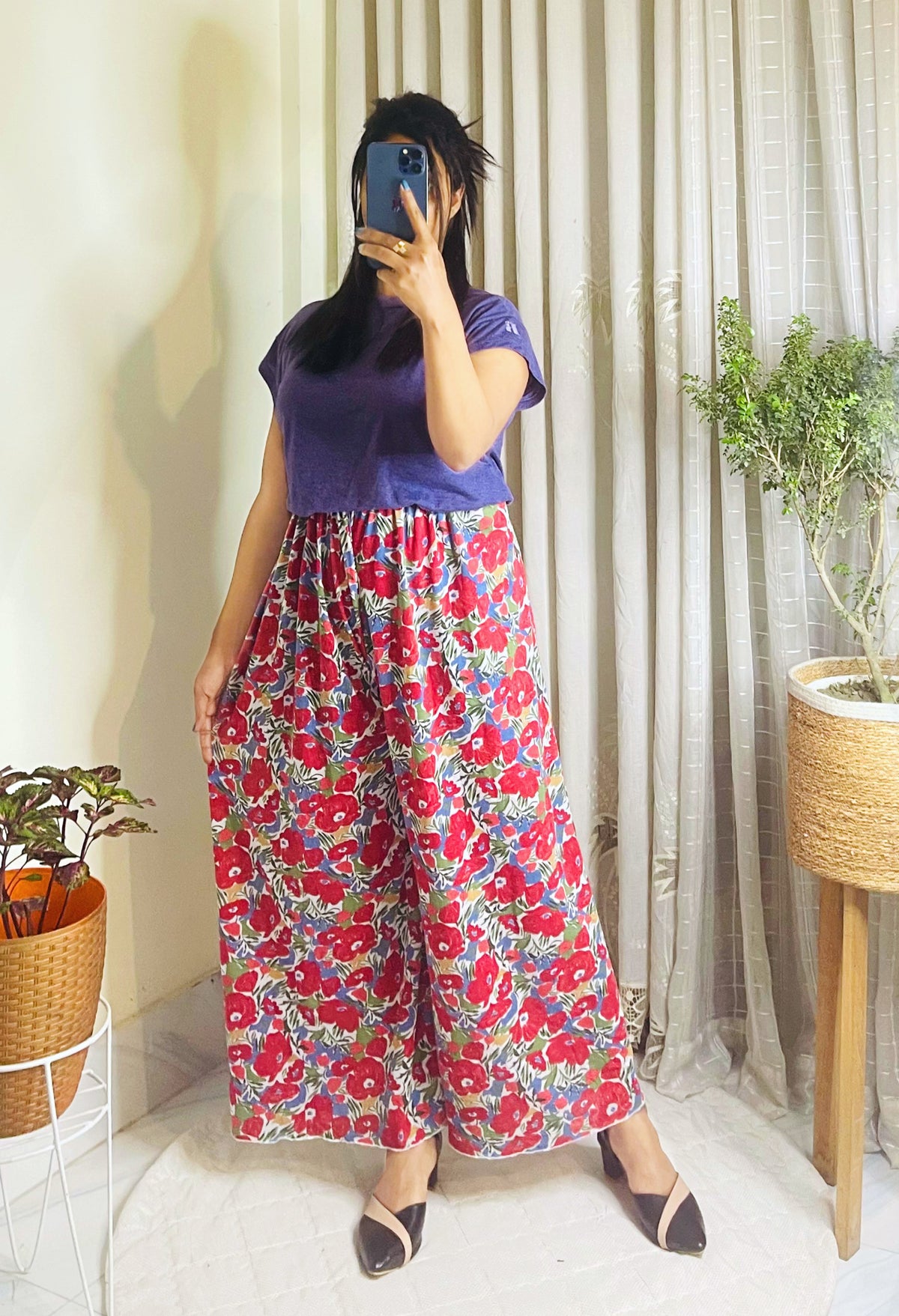 Printed Palazzo Pants Only
