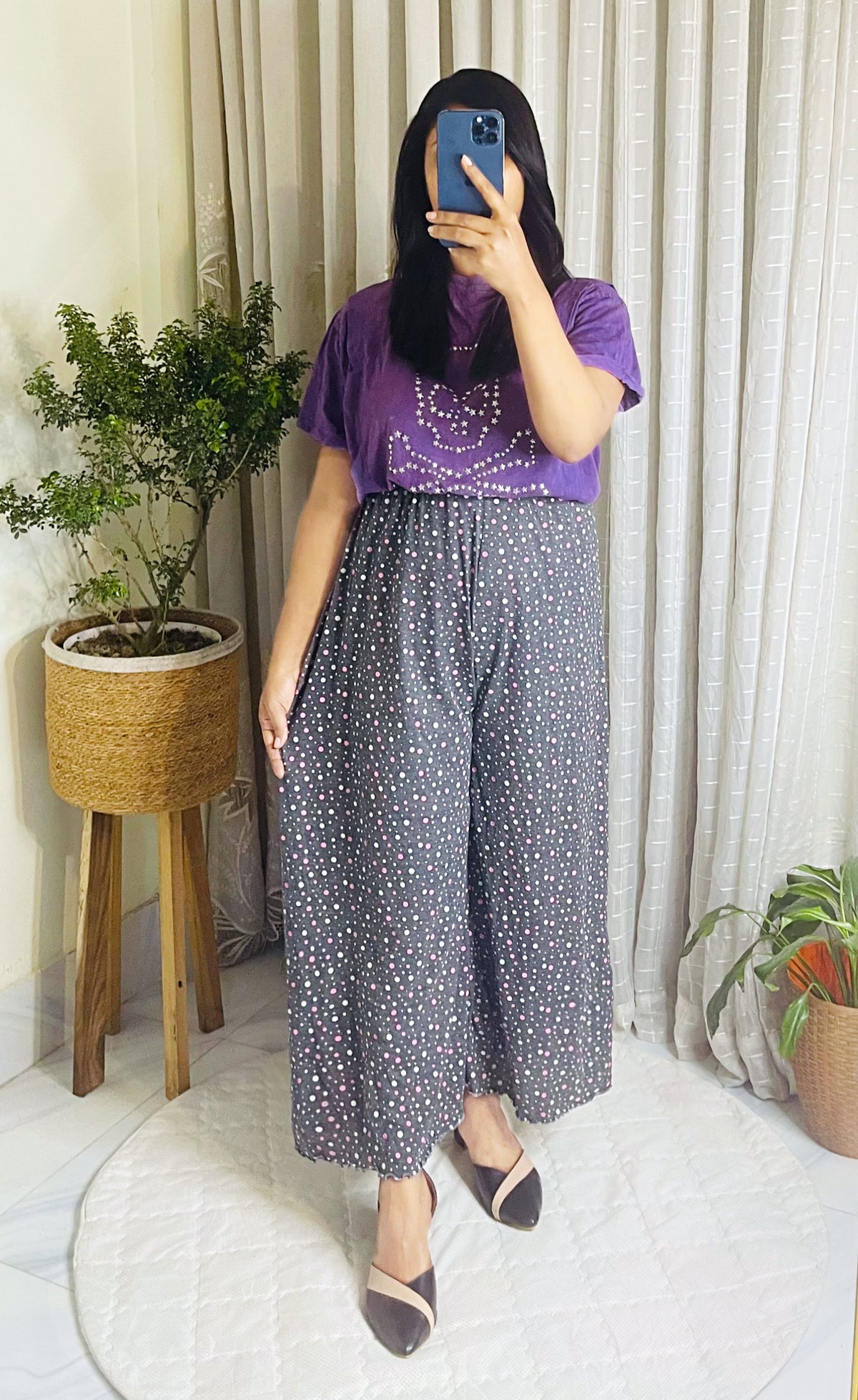 Printed Palazzo Pants Only
